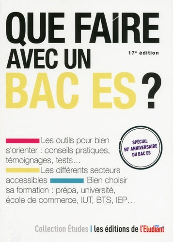 Livrenpoche : Que faire avec un BAC ES ? 17e édition - Bruno Magliulo - Livre