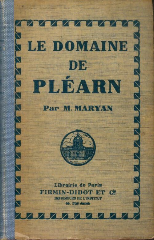 Livrenpoche : Le domaine de Pléarn - M. Maryan - Livre