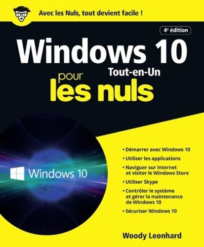 Livrenpoche : Windows 10 Tout en 1 pour les Nuls 4e éd - Woody Leonhard - Livre