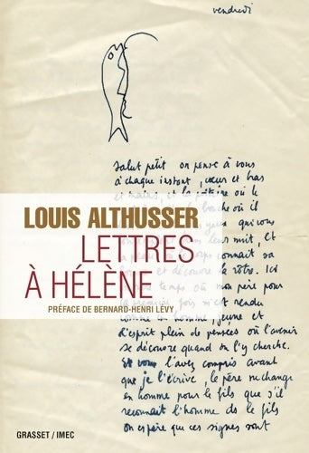 Livrenpoche : Lettres à Hélène - Louis Althusser - Livre