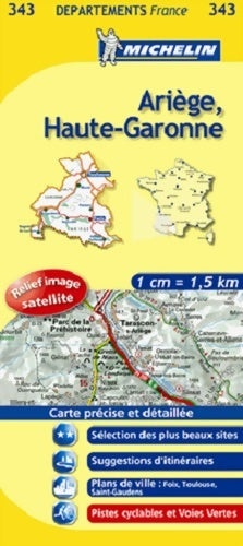 Livrenpoche : Carte départements Ariege Haute-Garonne - Collectif - Livre