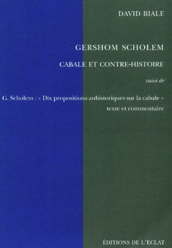 Livrenpoche : Gershom Scholem - David Biale - Livre