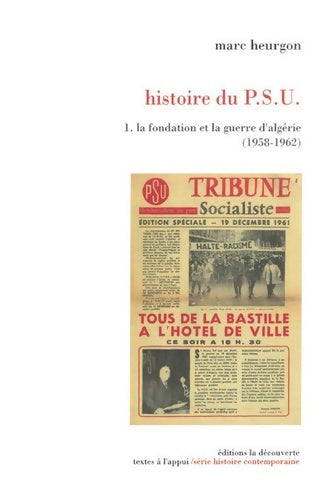 Livrenpoche : Histoire du P. S. U. - Marc HEURGON - Livre