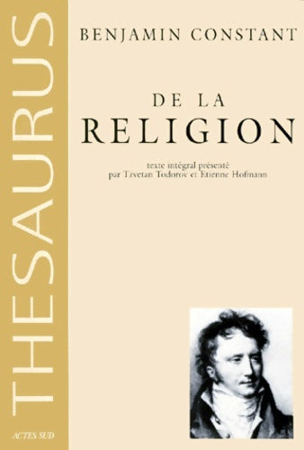 Livrenpoche : De la religion considérée dans sa source ses formes et ses développements - Benjamin Constant - Livre