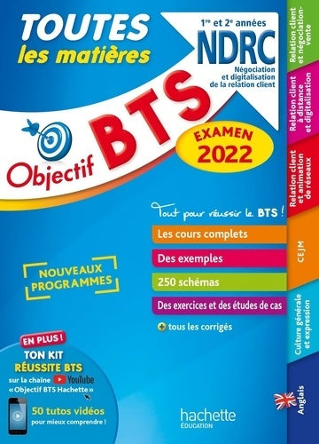 Livrenpoche : Objectif BTS NDRC . Toutes les matières examen 2022 - Hervé Kéradec - Livre