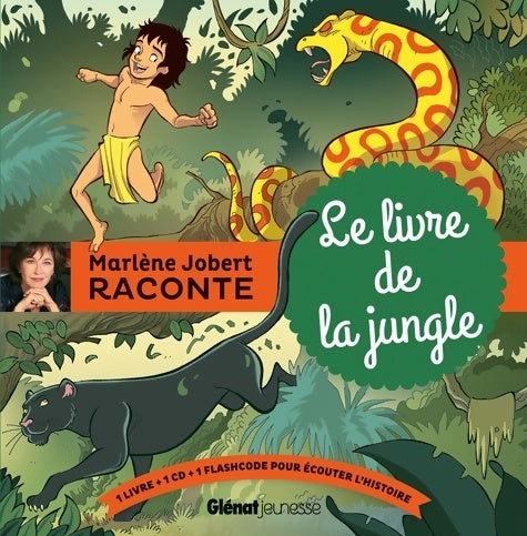 Livrenpoche : Le livre de la jungle : D'après Rudyard Kipling - Livre CD - Marlène Jobert - Livre