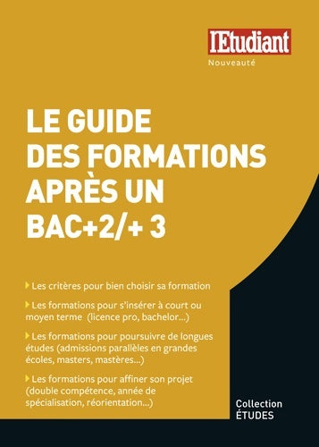 Livrenpoche : Guide des formations après un bac+2 et un bac+3 - Sarah Masson - Livre