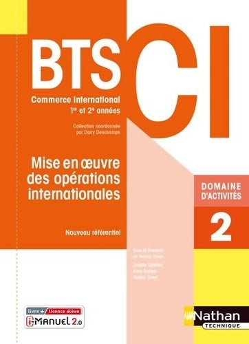 Livrenpoche : Domaine d'activités 2 - Mise en oeuvre des opérations internationales - BTS CI 1re et 2ème années - Josette Clediere - Livre