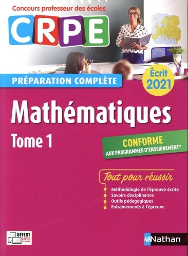 Livrenpoche : Mathématiques Tome I - Préparation complète - écrit 2021 - Marie-Claire Auffray - Livre
