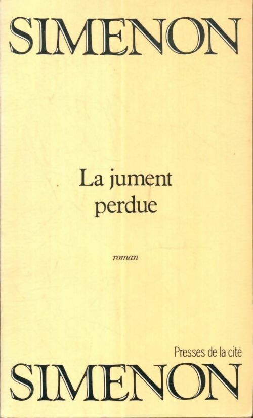 Livrenpoche : La jument perdue - Georges Simenon - Livre