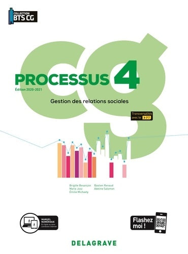Livrenpoche : Processus 4 - Gestion des relations sociales BTS Comptabilité Gestion . Pochette élève - Brigitte Besancon - Livre