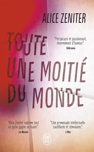 Livrenpoche : Toute une moitié du monde - Alice Zeniter - Livre