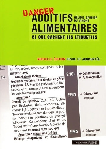 Livrenpoche : Additifs alimentaires ce que cachent les étiquet tes - Hélène Barbier du Vimont - Livre