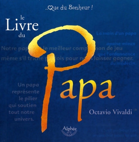 Livrenpoche : Le livre du papa - Octavio Vivaldi - Livre
