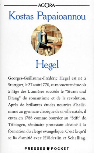 Livrenpoche : Hegel - K. Papaioannou - Livre