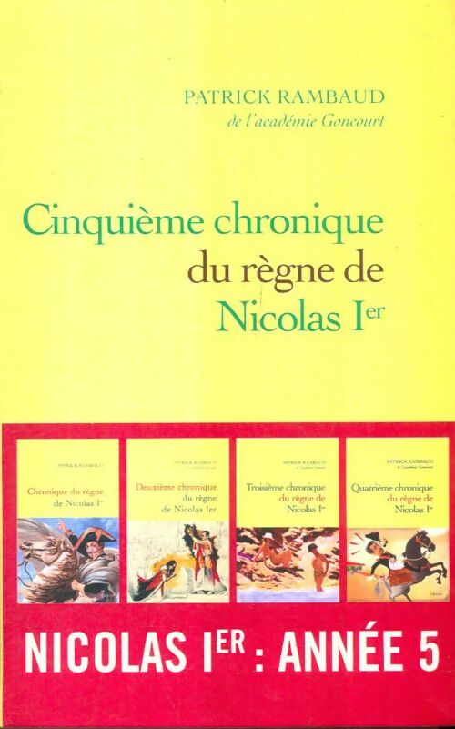 Livrenpoche : Deuxième chronique du règne de Nicolas 1er - Patrick Rambaud - Livre