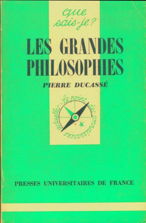 Livrenpoche : Les grandes philosophies - Pierre Ducassé - Livre