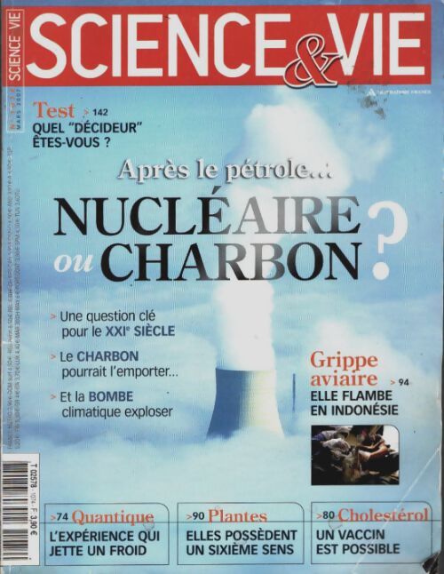 Livrenpoche : Science & vie n°1074 : Nucléaire ou charbon ? - Collectif - Livre