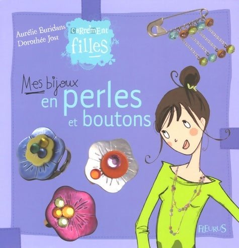 Livrenpoche : Mes bijoux en perles et boutons - Aurélie Buridans - Livre
