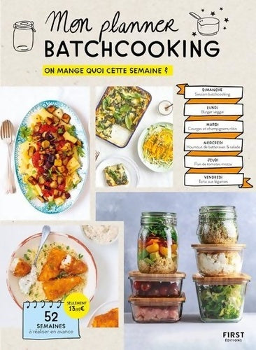 Livrenpoche : Mes semaines batchcooking - le planner de l'année - Collectif - Livre