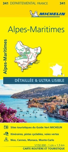 Livrenpoche : Carte Départementale Alpes-Maritimes - Collectif - Livre