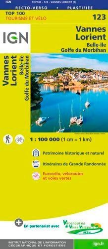 Livrenpoche : 123 - Vannes Lorient belle ile - golfe du Morbihan - Collectif - Livre
