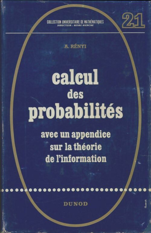 Livrenpoche : Calcul des probabilités - A Renyi - Livre