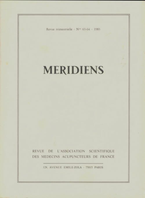 Livrenpoche : Meridiens n°63-64 - Collectif - Livre