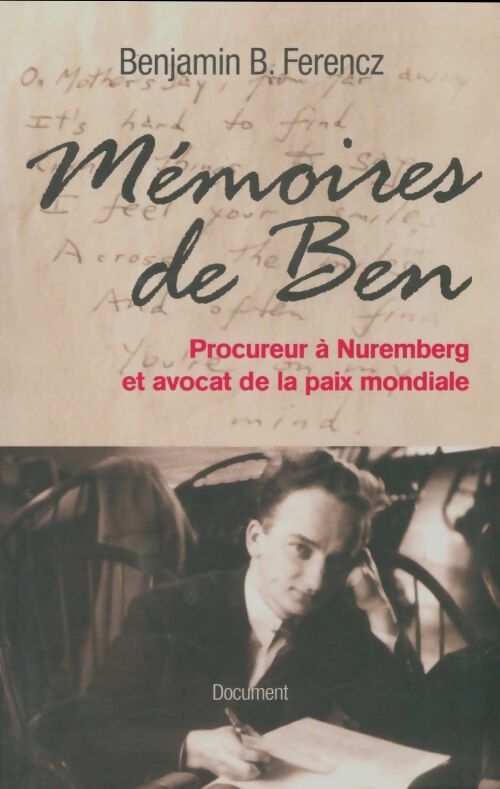 Livrenpoche : Mémoires de Ben - Benjamin Ferencz - Livre