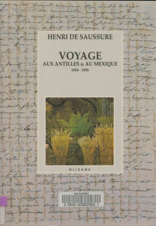 Livrenpoche : Voyage aux Antilles & au Mexique - Henri De Saussure - Livre