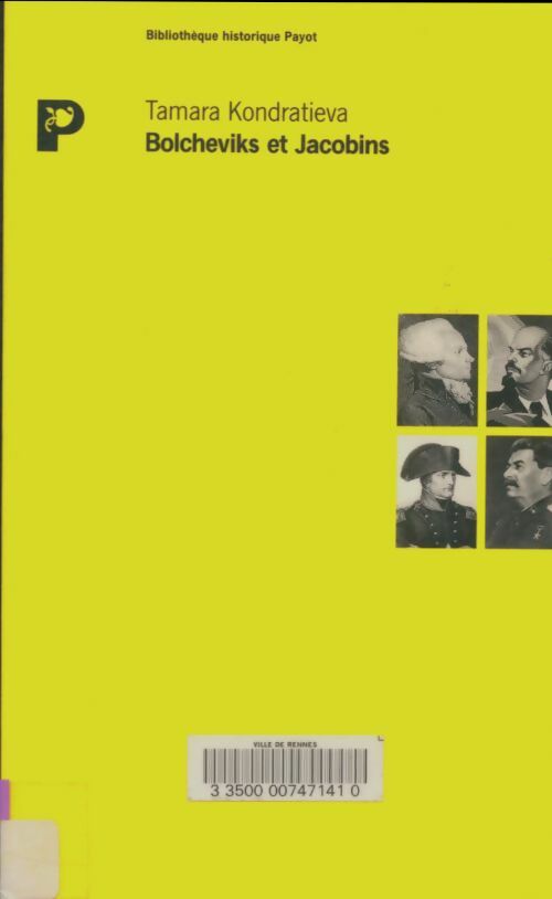 Livrenpoche : Bolcheviks et jacobins - Tamara Kondratieva - Livre