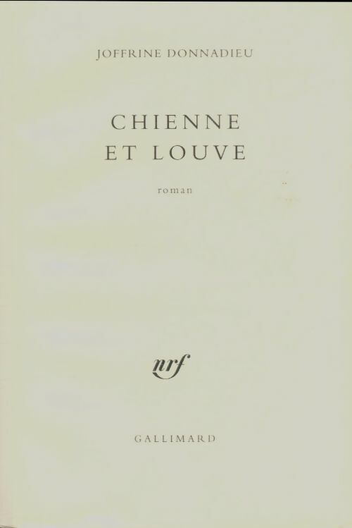 Livrenpoche : Chienne et louve - Joffrine Donnadieu - Livre