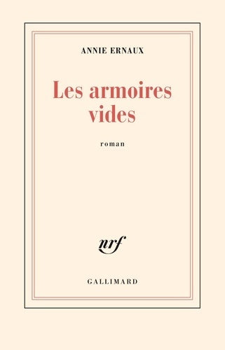 Livrenpoche : Les armoires vides - Annie Ernaux - Livre
