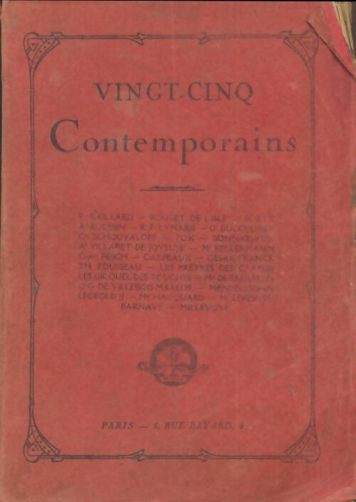 Livrenpoche : Vingt-cinq contemporains - Collectif - Livre