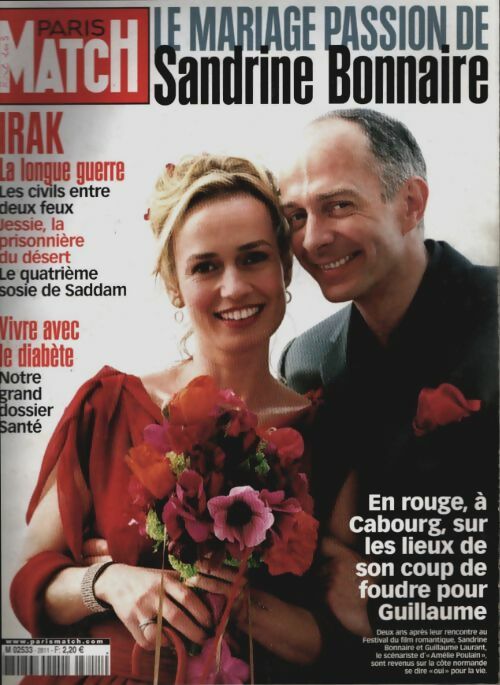Livrenpoche : Paris Match n°2811 : Le mariage passion de Sandrine Bonnaire - Collectif - Livre