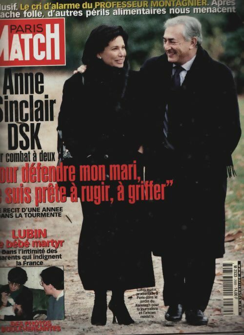 Livrenpoche : Paris Match n°2689 : Anne Sinclair DSK - Collectif - Livre