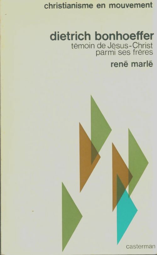 Livrenpoche : Dietrich Bonhoeffer - René Marlé - Livre