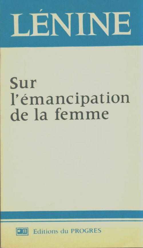 Livrenpoche : Sur l'émancipation de la femme - Vladimir Illitch Lénine - Livre