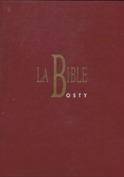 Livrenpoche : La bible - Emile Osty - Livre