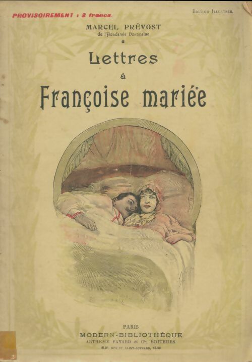 Livrenpoche : Lettres à Françoise mariée - Marcel Prévost - Livre