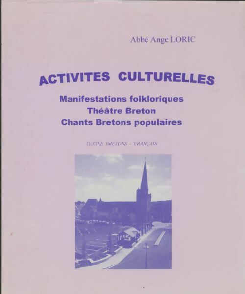 Livrenpoche : Activités culturelles en pays breton - Ange Loric - Livre