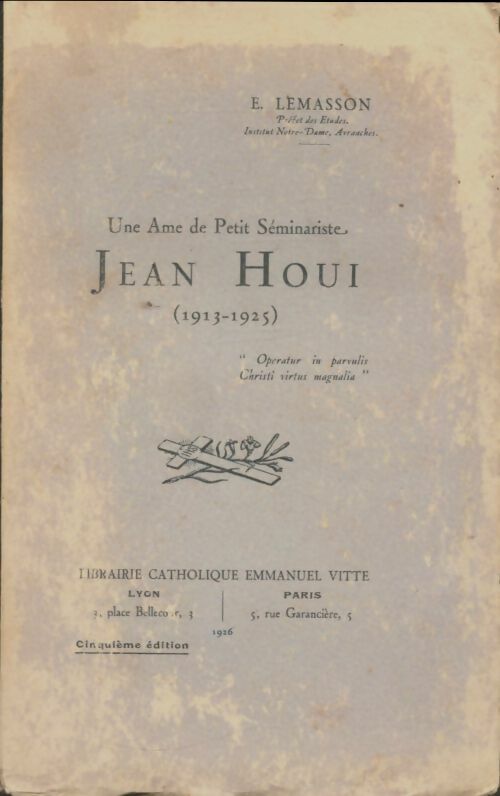 Livrenpoche : Jean Houi (1913-1925) - Eric Lemasson - Livre