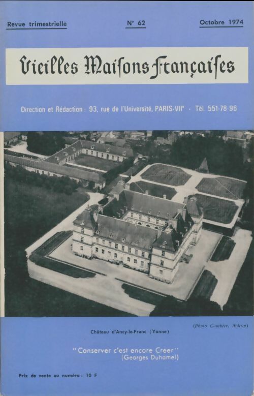 Livrenpoche : Vieilles maisons françaises n°62 - Collectif - Livre