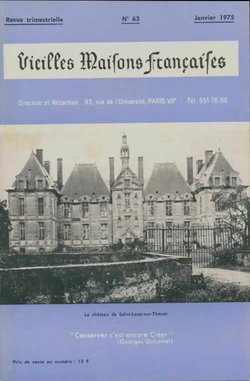 Livrenpoche : Vieilles maisons françaises n°63 - Collectif - Livre