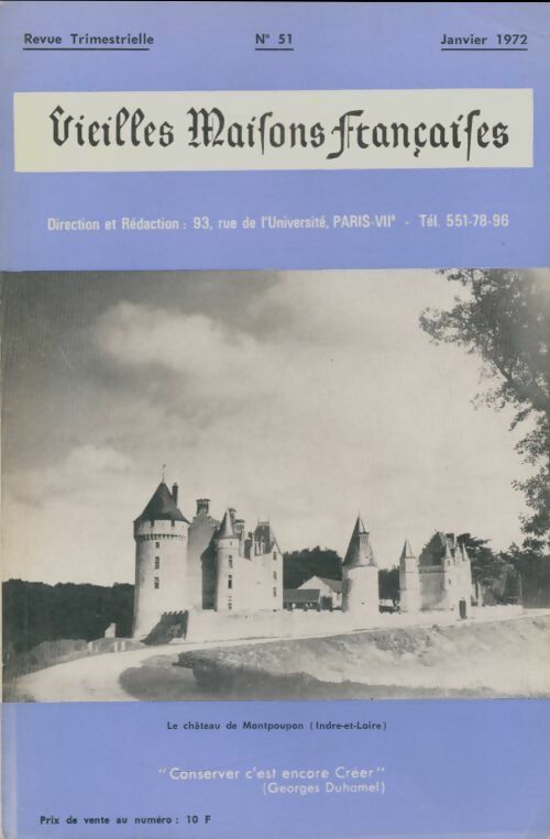 Livrenpoche : Vieilles maisons françaises n°51 - Collectif - Livre