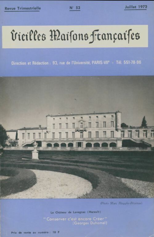 Livrenpoche : Vieilles maisons françaises n°53 - Collectif - Livre