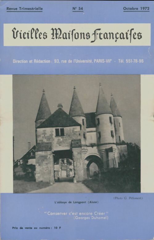 Livrenpoche : Vieilles maisons françaises n°54 - Collectif - Livre