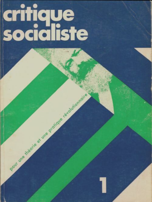 Livrenpoche : Critique socialiste n°1 - Collectif - Livre