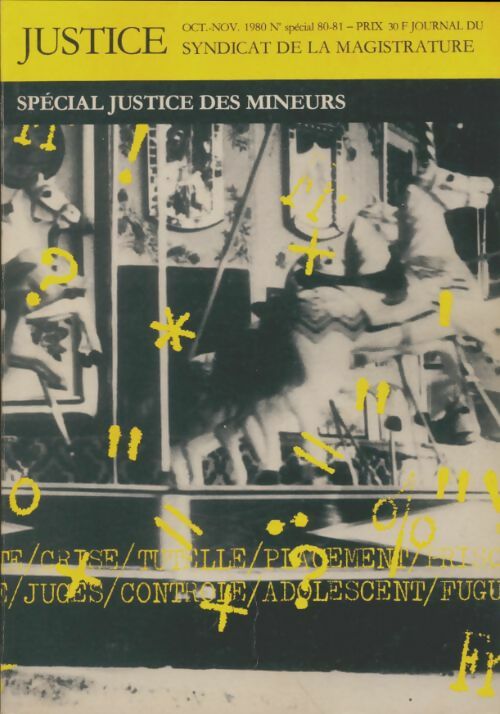 Livrenpoche : Justice syndicat de la magistrature n°80-81 - Collectif - Livre