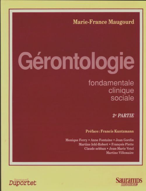 Livrenpoche : Gérontologie Tome II - Marie-France Maugourd - Livre